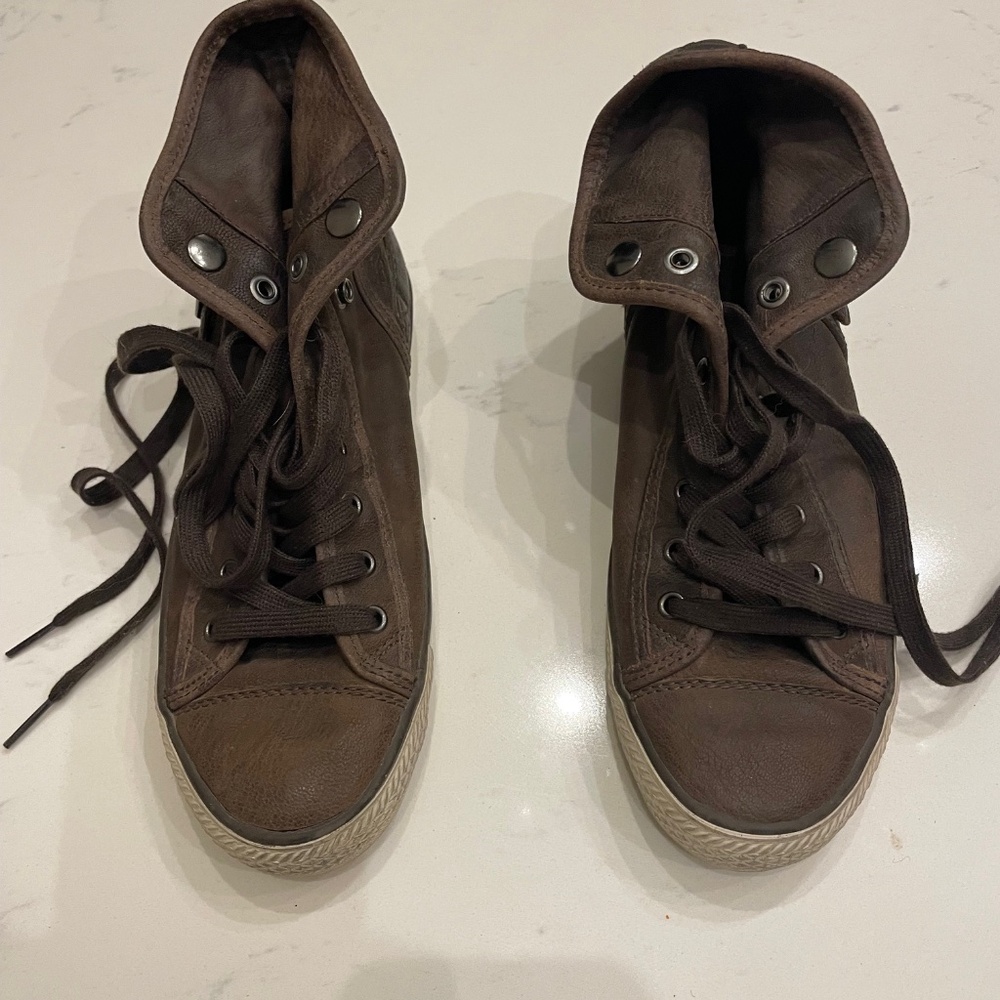 ASH High Top Leather Sneaker